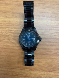 日本製造 Bape A Bathing Ape Bapex black steel watch 黑色鋼帶手錶