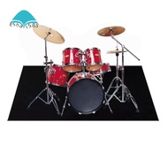 Drum Mat, Non-Slip Grip Bottom Drum Carpet 4Ft X 5.3Ft Tightly Woven Fabric Drum Rug Drum Pad