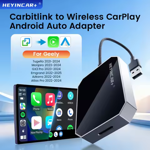 For Geely Tugella Monjaro GX3 Pro Emgrand Azkarra Atlas Pro Carbitlink Easyconnection to Wireless Ca