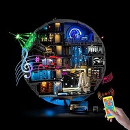 BrickSoul Light Up Kit for Lego Death Star 75419 Building Set, Upgrade RC Adjustable Lighting Mode w