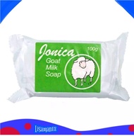 Jonica Goat Milk Soap สบู่นมแพะ ขนาด 100 กรัม แพ็ค 10 ก้อน