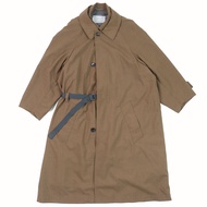 เสื้อโค้ทยาวทรงระเบียง รุ่น 21SCM-C11105S จาก △kolor ปี 2021 สีน้ำตาล ไซส์ 2 ผลิตในญี่ปุ่น ของแท้ สำ