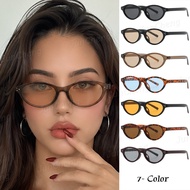 Retro Rice Nail cat eye Small frame Sunglasses For Women Men Fashion Oval Outdoor UV Resistant Sunsh