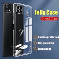 For Samsung Galaxy Wide 5 6.6 inch SM-E426S SM-A226L Slim Soft Clear Silicon Fine Hole Scratch-Resis