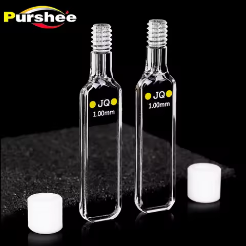 Quartz cuvette cell with screw cap(1mm)