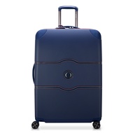 DELSEY Paris Chatelet Hardside 2.0 Luggage with Spinner Wheels, Navy, Checked-Large 28 Inch