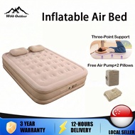 WTHB Inflatable Air Bed with automatic air pump outdoor foldable portable travel camping air mattres