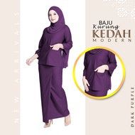 Baju Kurung Kedah Moden Sulam | Baju Kurung Kedah Moden Style  By Zoha Hijab