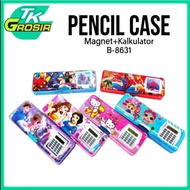 Pencil case/ magnetic pencil case calculator