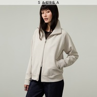 BDAY SALISA - SWEATER SS26 เสื้อสเวตเตอร์ ซิปรูดขึ้น-ลงได้ JERSEY ZIP-UP 2-WAY