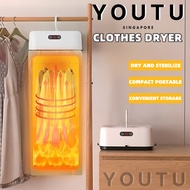 Folding Clothes Dryer Machine Portable Clothes Drying Rack Washer Dehumidifier Moisture Absorber Sho