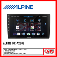 Alpine INE-AX809 | ขนาด 9นิ้ว และ 10นิ้ว | Ram8/256 | CPU Snapdragon 665 | AMORN AUDIO