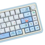 ♚131 keys Original Theme PBT Keycaps Cherry Profile cute Anime Keycap custom For GMK Mechanical ☁e