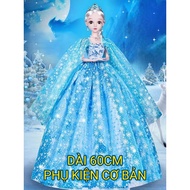 Búp bê Barbie búp bê Elsa có khớp 60cm bộ đồ chơi búp bê đồ chơi