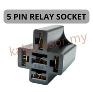 5Pin Relay Mounting Base Socket Connector 30A (5 wire) Universal 5pin Relay Socket Holder