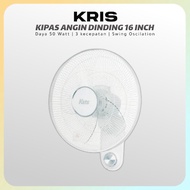 KRIS Wall Fan 16 Inch 40 Cm 50 Watt | Wall Fan 16 Inch KRIS