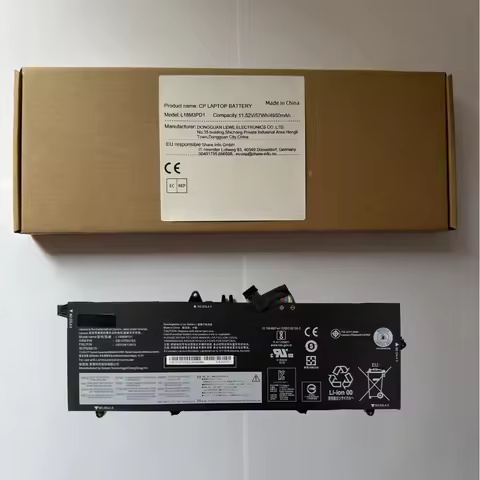 Laptop Battery L18M3PD1 L18C3PD1 L18L3PD1 L18M3PD2 L18C3PD2 For ThinkPad T14S T490S T495S Series 02D