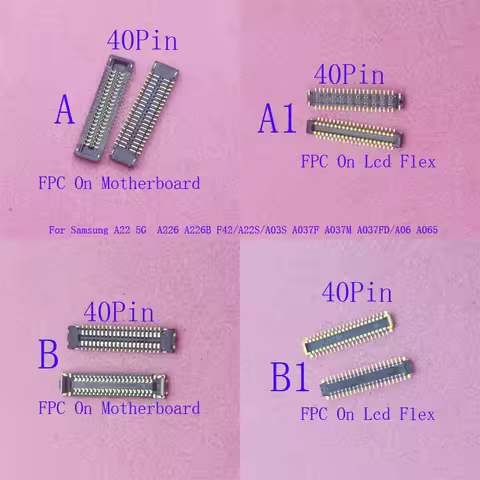 2-20Pcs Charging Plug Lcd Display Usb Charger FPC Connector For Samsung Galaxy A06 A065 A03S A037F A