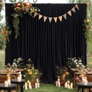 Background Curtains, Suitable For Parties 5 X 7/8/10 Feet (Approximately 150 X 213/243/304 Cm) Wrink