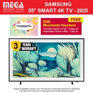SAMSUNG QA55LS03FAKXXS 55" THE FRAME LS03F QLED 4K SMART TV | Free Brown Bezel + TV WMT & Teak Bezel