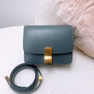 Celine box teen 水波紋 深灰色豆腐包