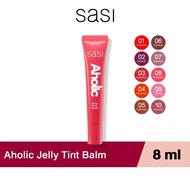 Sasi Aholic Jelly Tint Balm for plump lips, beautiful color, good moisturizing (10 colors) 8ml - Tha