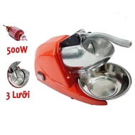 _ 500w Ice Crusher 3 Knives, 2 Knives, Smooth Grinding, Durable,