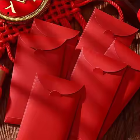 6Pcs Chinese Style 2026 New Year Red Envelope Paper Cute Horse Year Money Envelope Traditional Best 