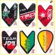 Sticker cermin kereta sticker JDM style sticker japan honda Mitsubishi toyota sticker p japan