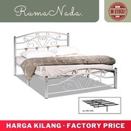 Elegant Queen Bed Metal Bed Frame / Double Bed / Katil Besi / Katil Queen / Katil Double Murah / Katil Frame / Bed / Bed Frame