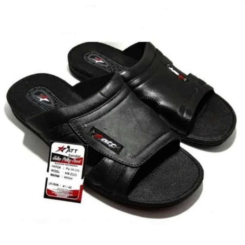 Sandal Karet Pria ATT sandal slop selop pria sandal karet cowok - Anti air awet lentur