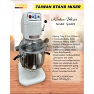 Table Top Mixer Spar8l mixer (8.0L) White Bowl-Lift Stand Mixers Heavy Duty Commercial Dough Safety 