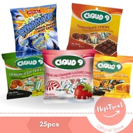 Cloud 9 Candy Gula-gula Cloud 9 Chocolate Chew / Butter Caramel / Lemon Ice Tea / Creme & Strawberry