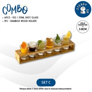 SteadySip Tequila Shot Glass Shooter Glass Liquor Shots Glass Set Shots Shooter Glass Shot 杯 烈酒杯