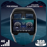 WeBetter TopNavi 10inch 8Core IPS Full Touch Android Car Stereo Player For Nissan Almera Gen3 N17 Fa