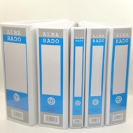 Alba Rado  PVC 2D White Ring File A4/F4 Insert Binder Fail Putih  (16mm/25mm/40mm/50mm/65mm/80mm)