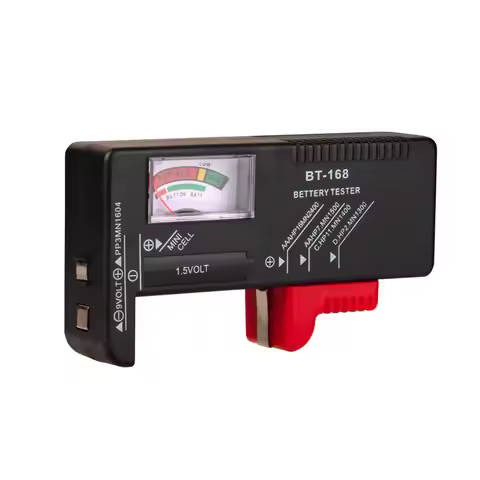 BT-168 AA/AAA/C/D/9V/1.5V batteries Universal Button Cell Battery Colour Coded Meter Indicate Volt T