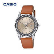 Casio LTP-1358L-5A นาฬิกาผู้หญิงตัวชี้กระเป๋ากันน้ำเพชรแฟชั่นนาฬิกาควอทซ์หรูหรา Watches LTP-1358L-5A