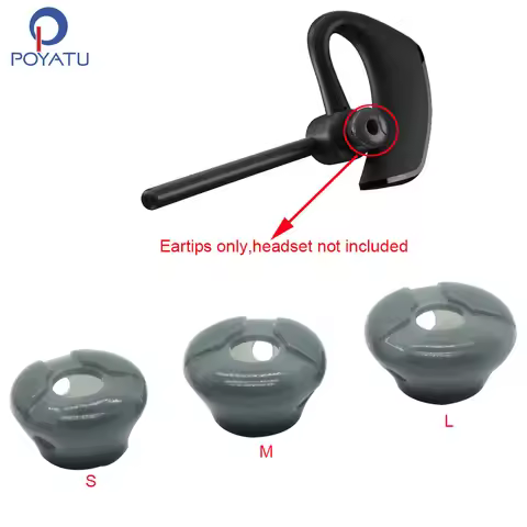 POYATU Talk65 Eartips Earbuds Silicone for Jabra Talk 65 Mono Eargels Earcup Ear Tips Buds Replaceme