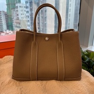 HERMES Garden Party 30 大象灰 stamp K