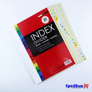 [Uni Paper] A4 Index Divider A to Z 20's (SID-A-1020)