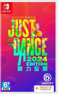 任天堂 - Switch Just Dance® 2024 [限定版][盒內附兌換碼](中文封面) (繁中/簡中/英/日/韓文版) - 亞洲版