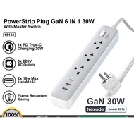 UGREEN Power Strip 6 IN 1 Socket + Adapter 30W USB A USB C 15143 Official Warranty