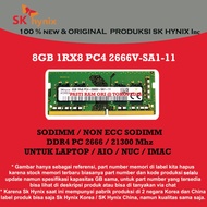 Ram Sodimm 8Gb Ddr4 Pc 2666 / 21300 Mhz SK Hynix 1Rx8 For Nb Bestselling Laptop/ Ram