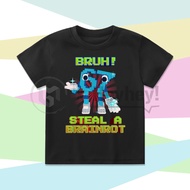 Bruh 67 Funny Meme Steal A Brainrot Roblox Kids T-Shirt