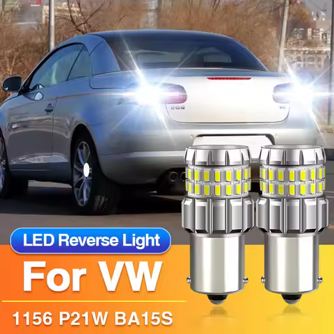 2x P21W 1156 BA15S LED Reverse Light for Seat Ibiza MK II 6K1/III 6K1/MK III 6L1/Leon 1M1/Altea 5P1/