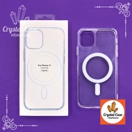 Clear Case Hard Back Soft Edge PC Magnetic iphone 11promax i11 ixsmax ix/ixs ixr i7+/i8+ i7/8G/SE2/S