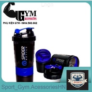 Spider Bottle 3-compartment sports water Bottle - Blue