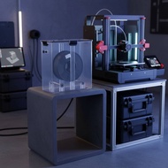 Universal Compatibility 3D Filament Dry Box Transparent Design 3D Printer Filament Storage Box Built