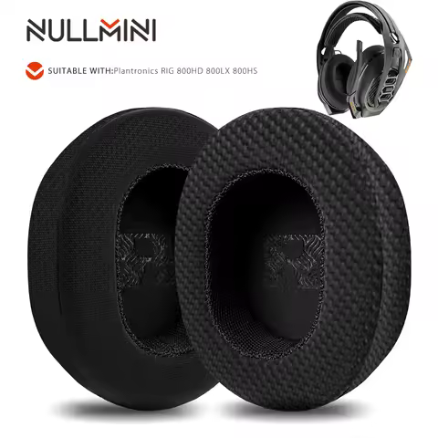 Nullmini Replacement Earpads for Plantronics RIG 800HD 800LX 800HS Headphones Cooling Gel Ear Pads C